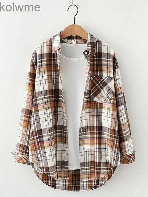 neues 10 Khaki Plaid