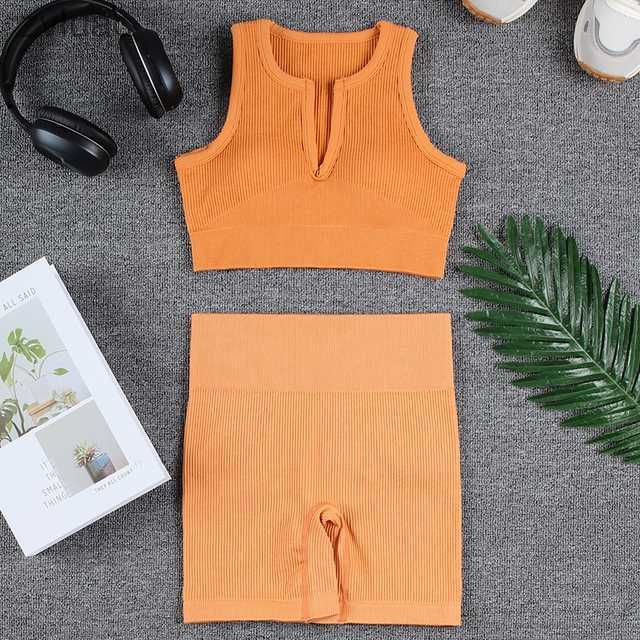 orange vest short