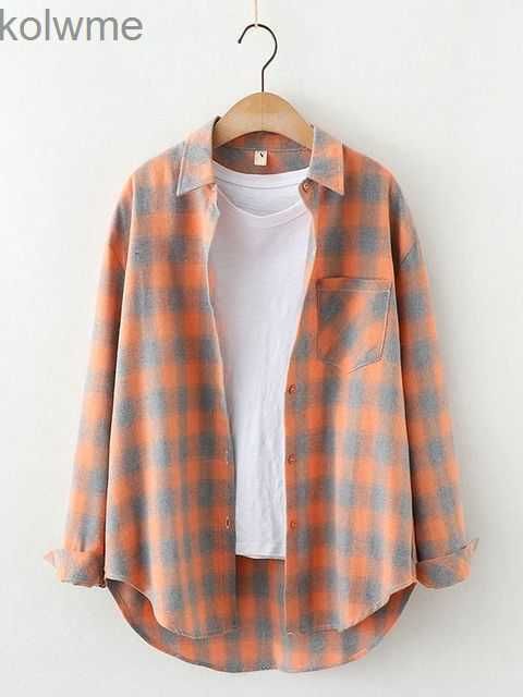 neues 12 orangefarbenes Plaid