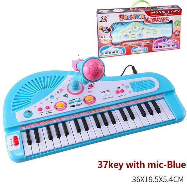 37key with Mic-blue