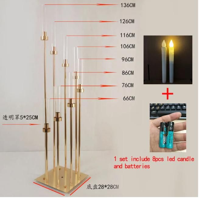 LEDキャンドルとバッテリーで海で送ってください