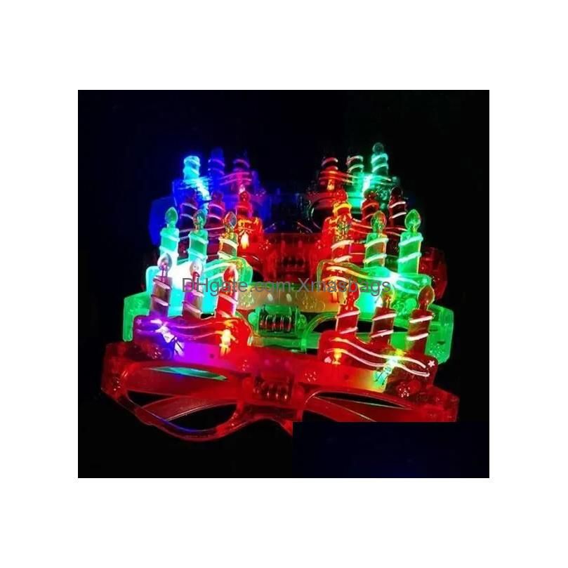 4 Lights Birthday Candle Glasses