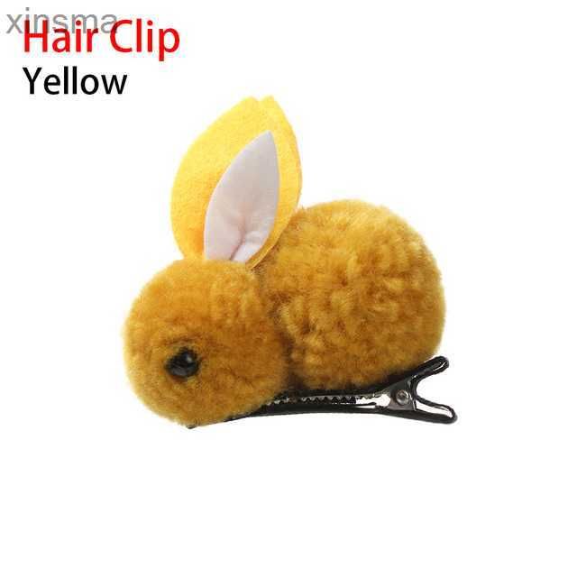 Cabelo Clip-amarelo