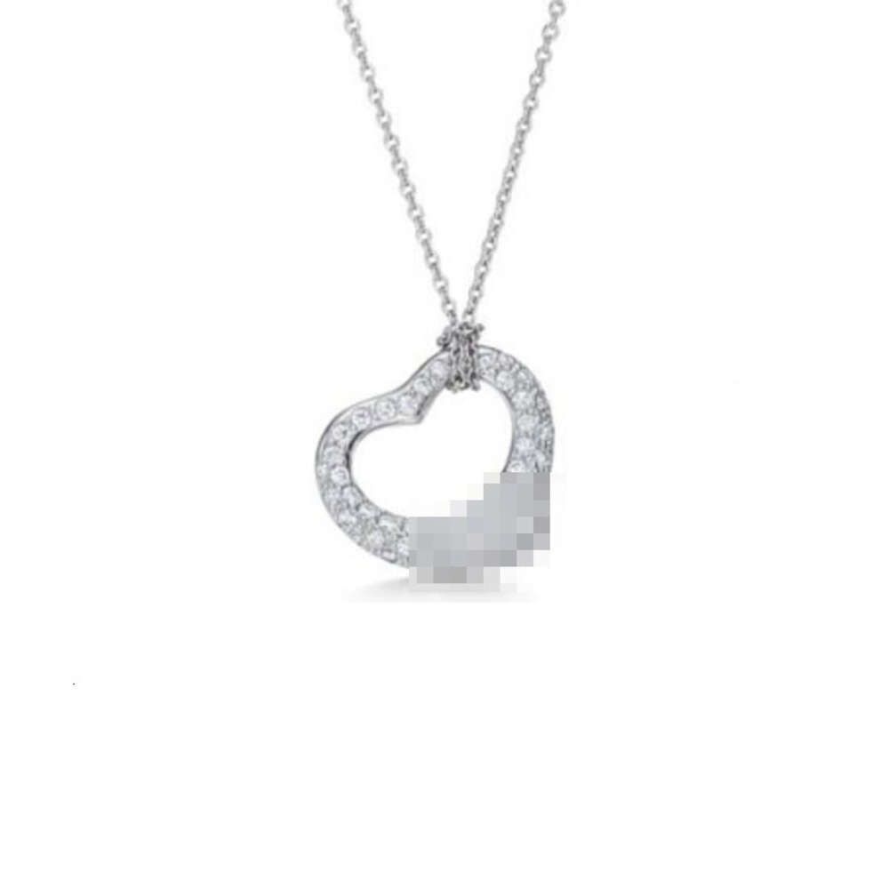 Argento 925 con diamante pieno a forma di cuore