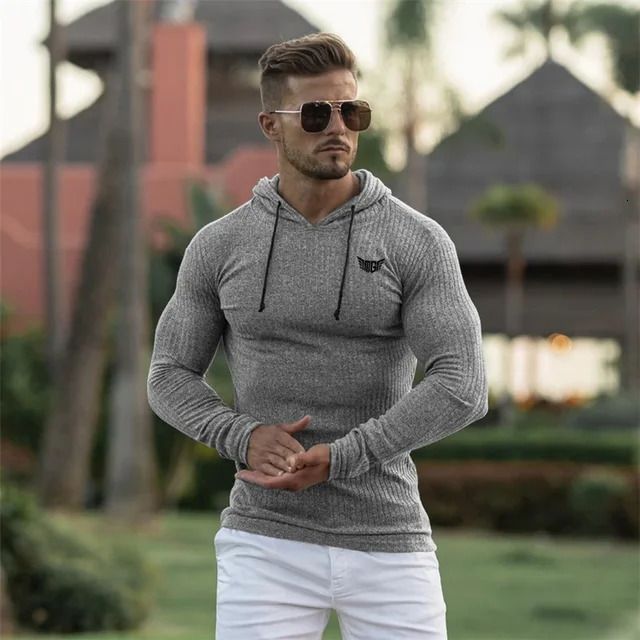 gray hooded