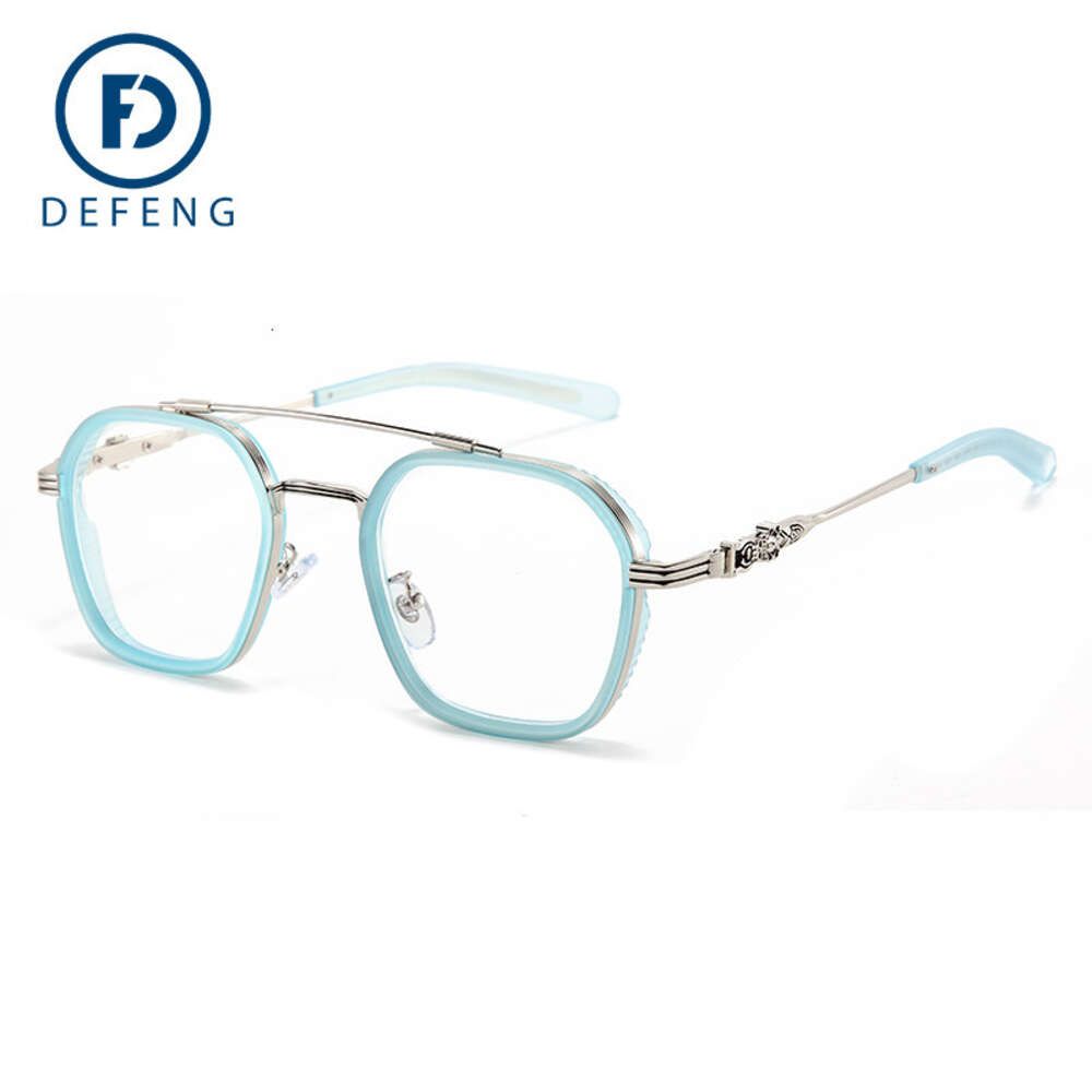 Blue Silver Frame