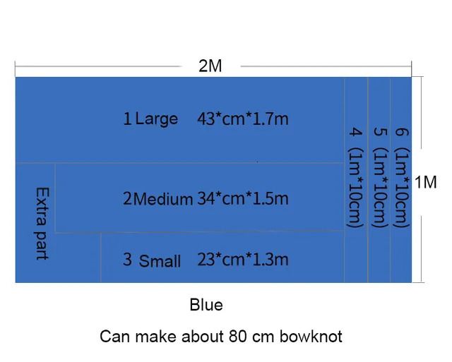 Blue-80cmマテリアルパック