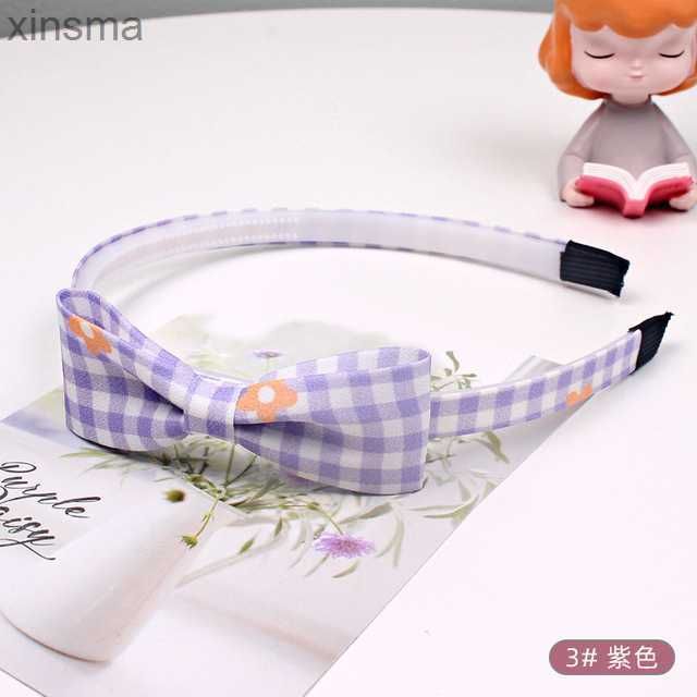 Purple Flower Plaid-Circumference 37 Cm