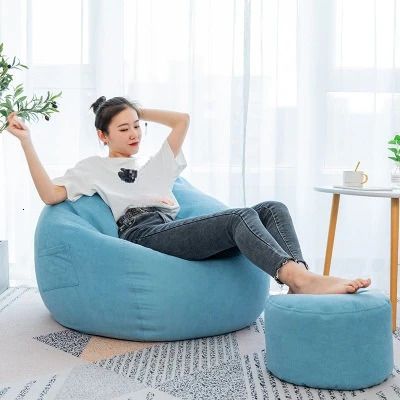 Sky Blue-Bean Bag Cover xl