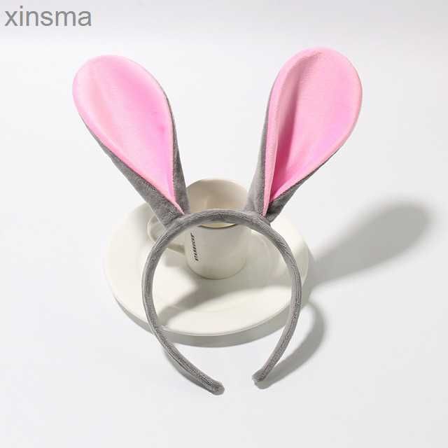 Lapin gris et rose-Xxs