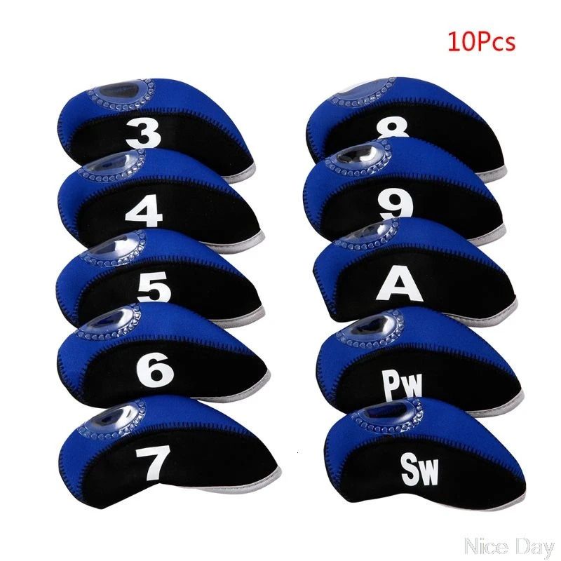 10pcs Blue Neoprene