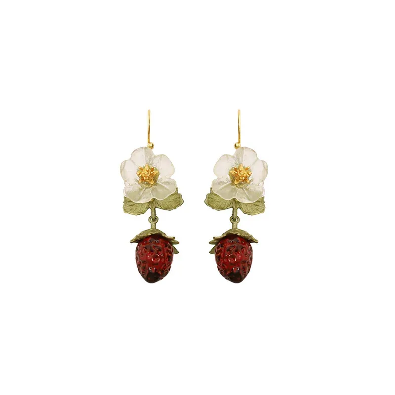 Boucles d'oreilles florales