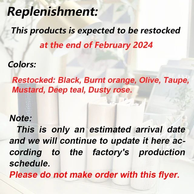 about Replenishment-Only Cover