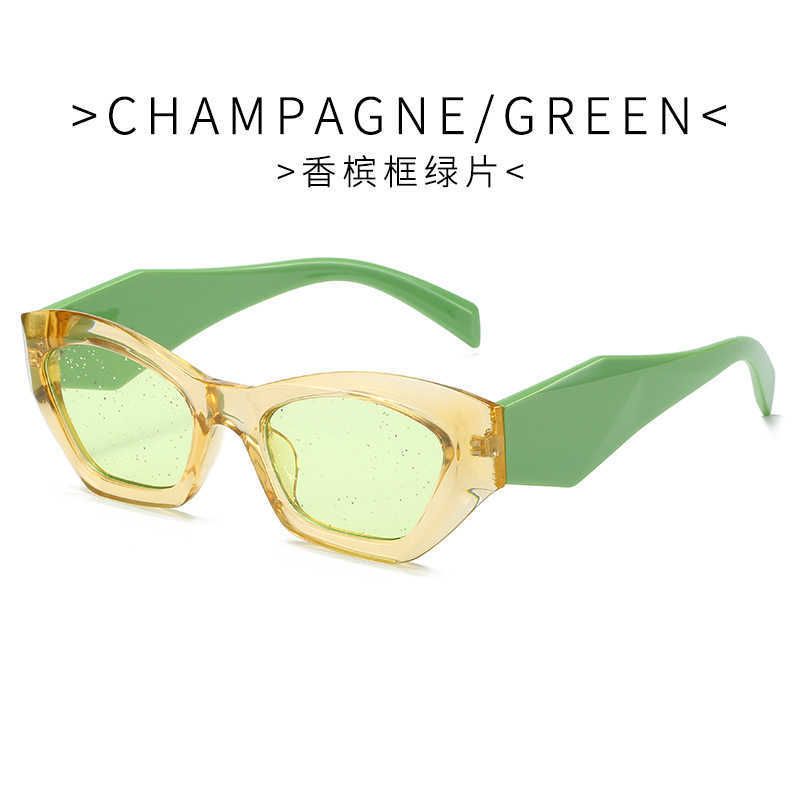 C6 Champagne Frame Green Slice