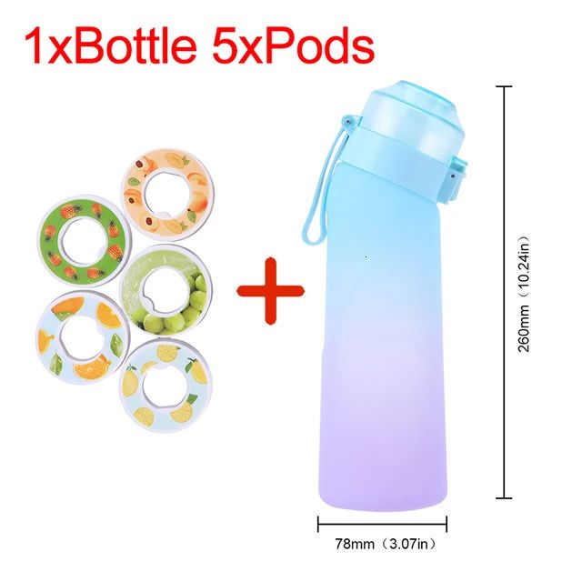 t 1xbottle 5xpods