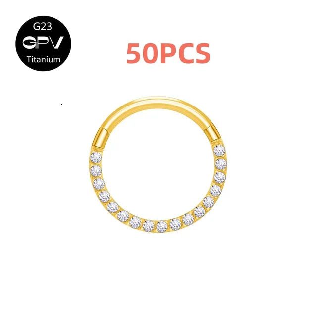 En guld 50pcs-1.0x6mm