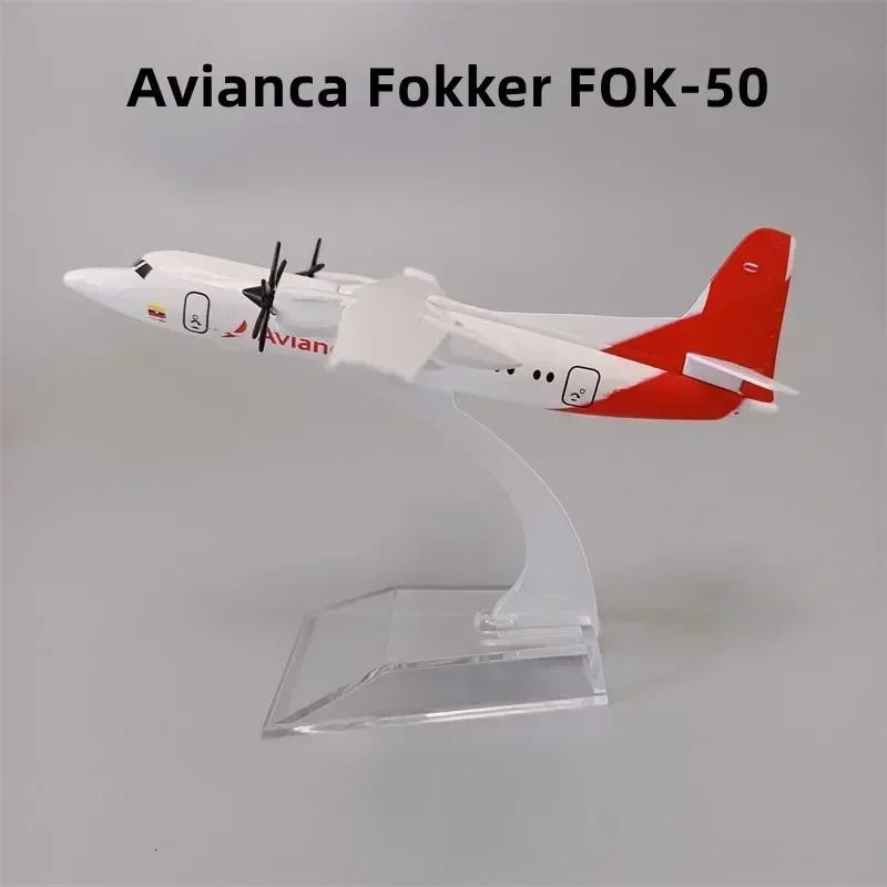 Avianca Fokker White