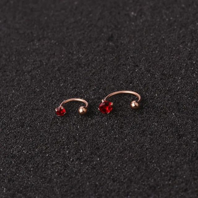 Oro rosa-rosso-0,8x8x3,5mm