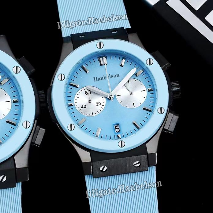 Black case blue white dial 38MM for wome