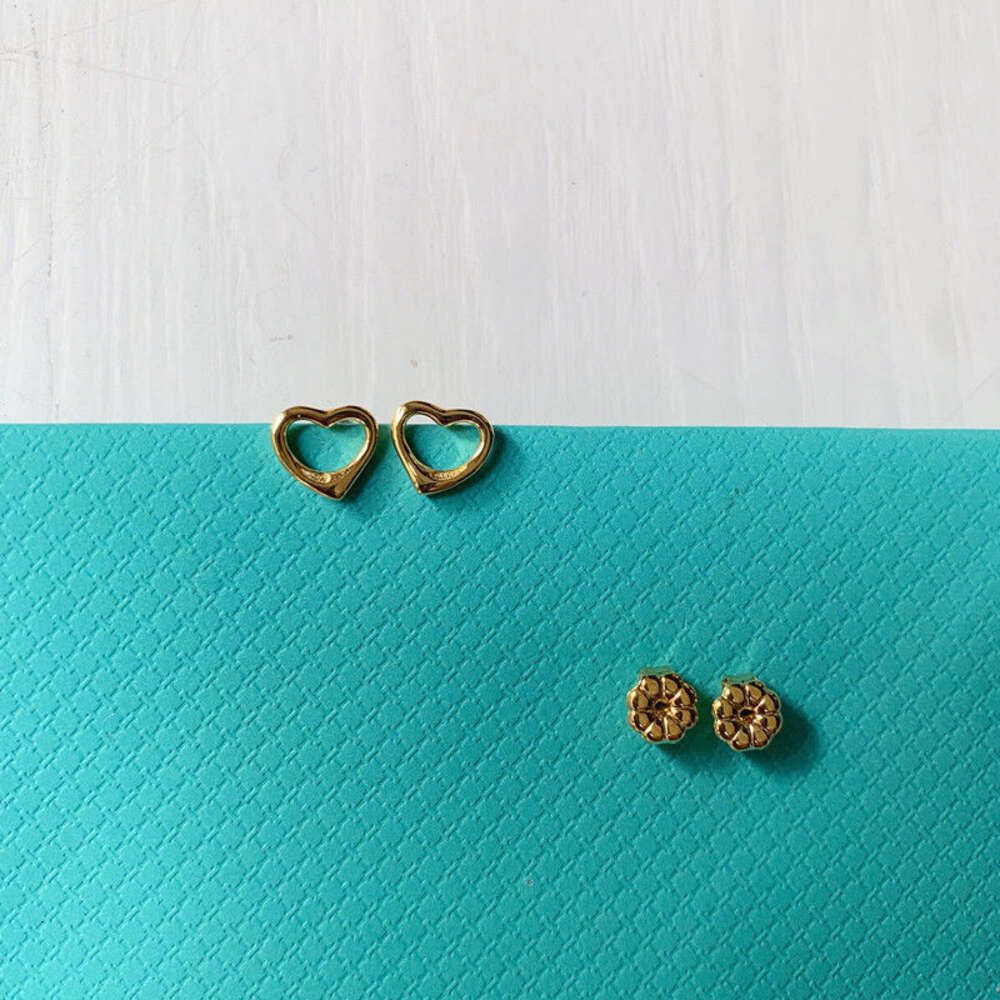 Love Earrings Gouden-gewone verpakking