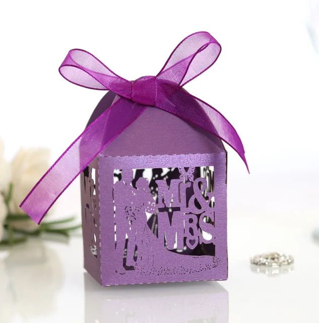 Dark Purple c-5x5x8cm-50 Pcs