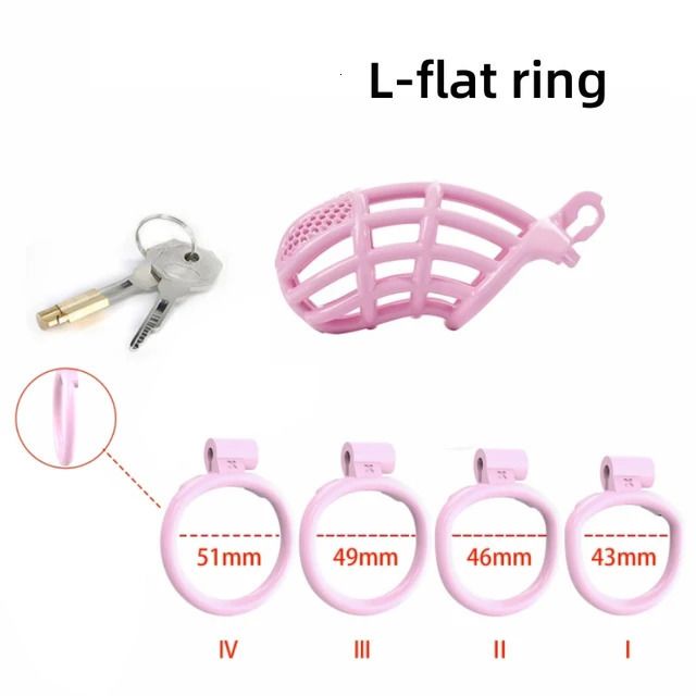 L – flacher Ring – rosa