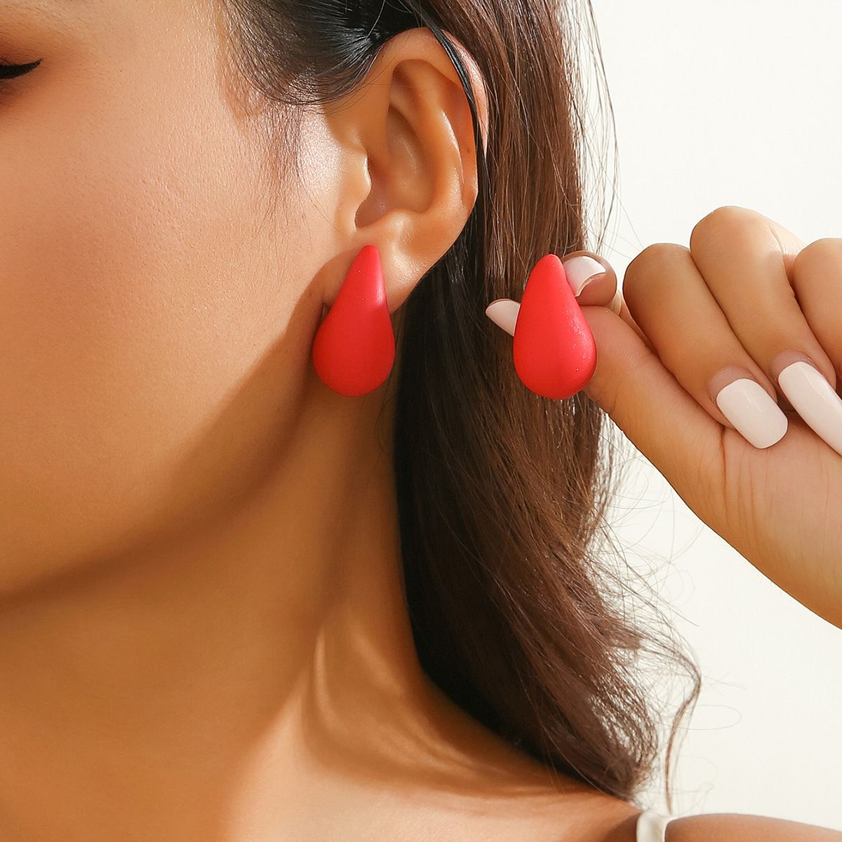 Ear Studs Red