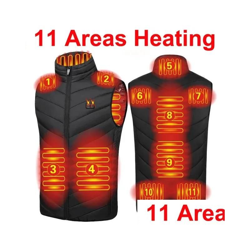 11 obszarów ciepła czarna