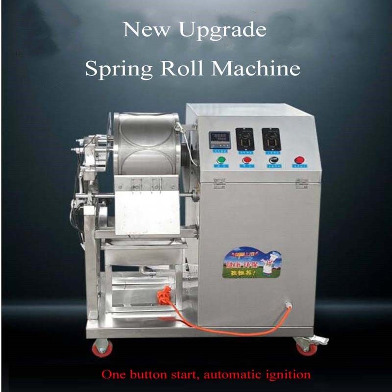 Fully Automatic Korean Pancake Forming Machine Finger Cake Roll Material Steamed Bun Spring Roll Skin Processing Machine