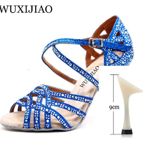 blue heel 9cm