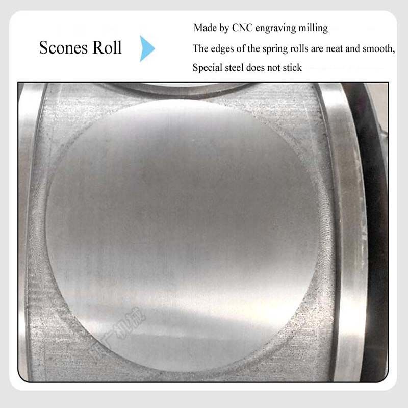 Fully Automatic Korean Pancake Forming Machine Finger Cake Roll Material Steamed Bun Spring Roll Skin Processing Machine