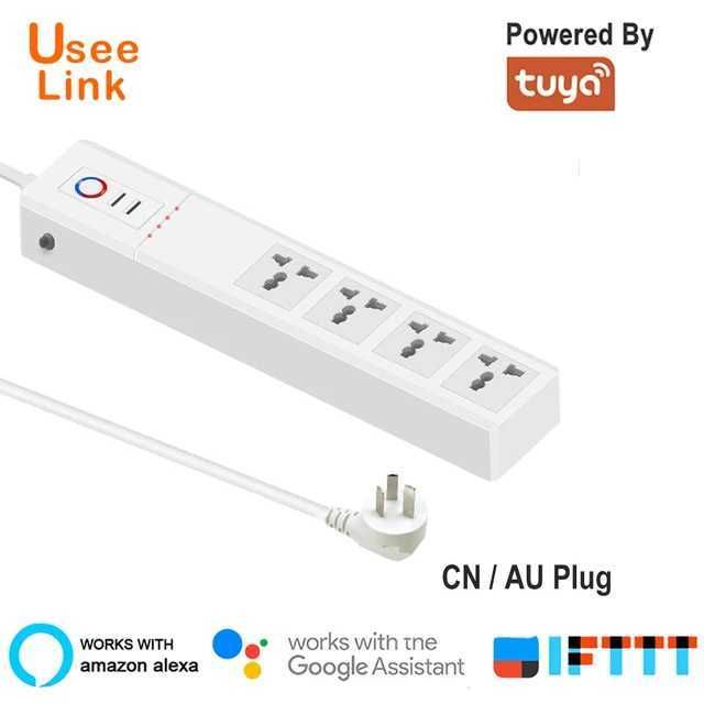 Plugue Smart Power Strip Au-Uk