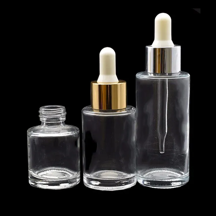 couvercle compte-gouttes doré 20 ml 288 pièces verre transparent