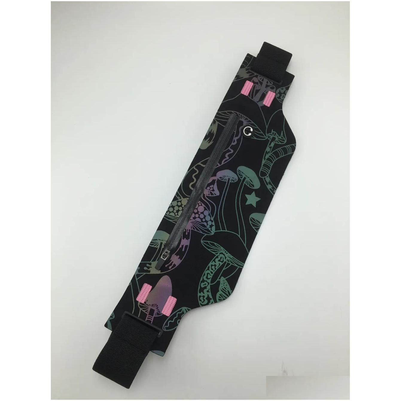 Mushroom Printing Waist Bag