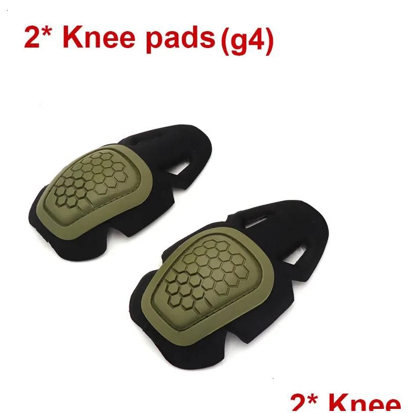 2 Knee Pads Green G4