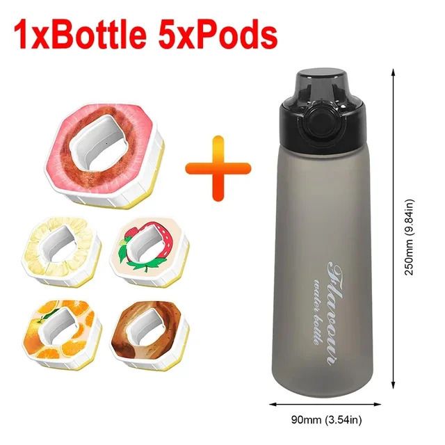 n 1xbouteille 5xpods