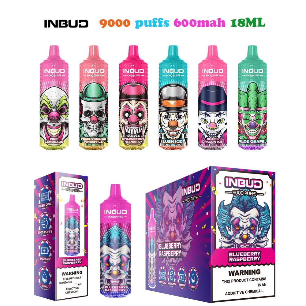 5% INBUD 9000 Puff Vape