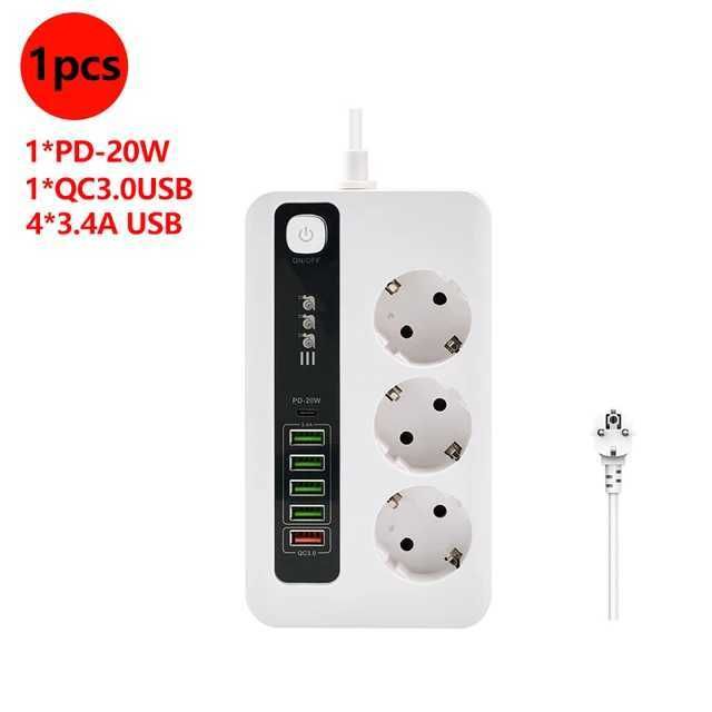 Plugue Pd20w 3ac Branco-Eu