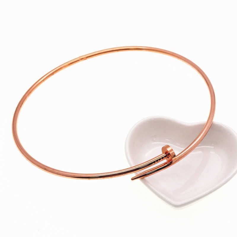 Roségouden halsband (zonder diamant)