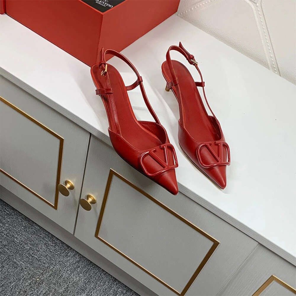 Red sandals