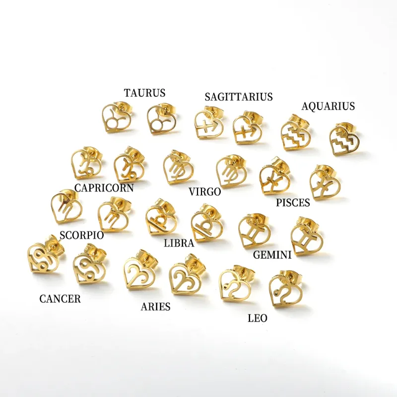 ARIES Gold Earrings