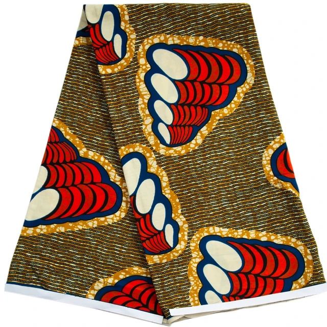 61 African Wax Fabric-6yards-1000g