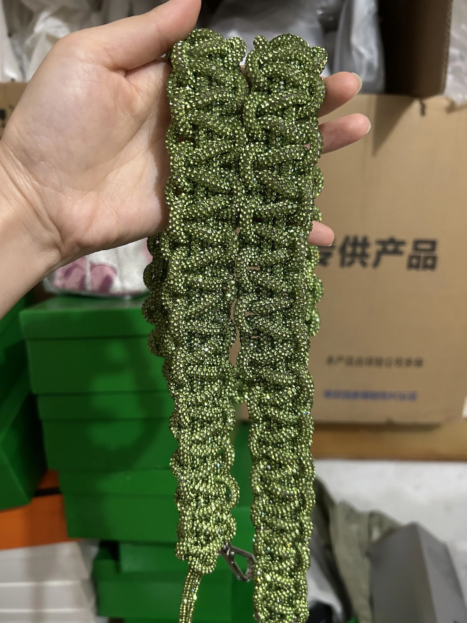 Tylko zielony 3,5x110 cm-strap