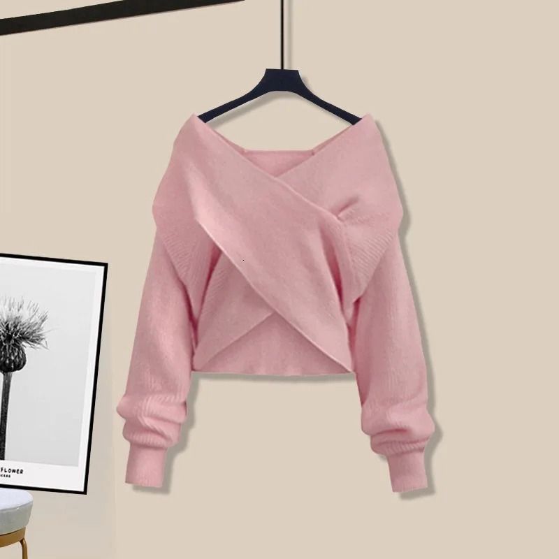 Tylko różowy sweter