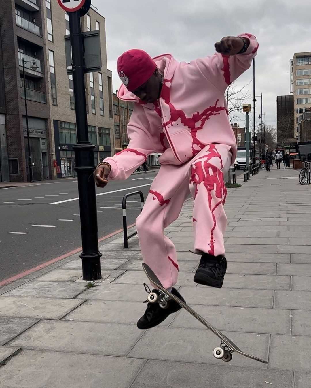 pink suit