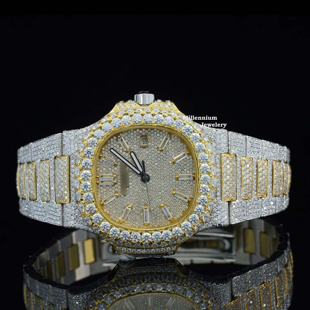 white & yellow gold plated