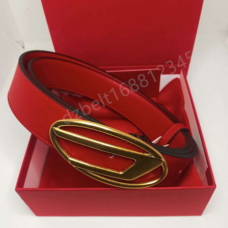 16-Red + bronze buckle