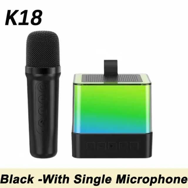 Черный-одиночный микрофон-динамик