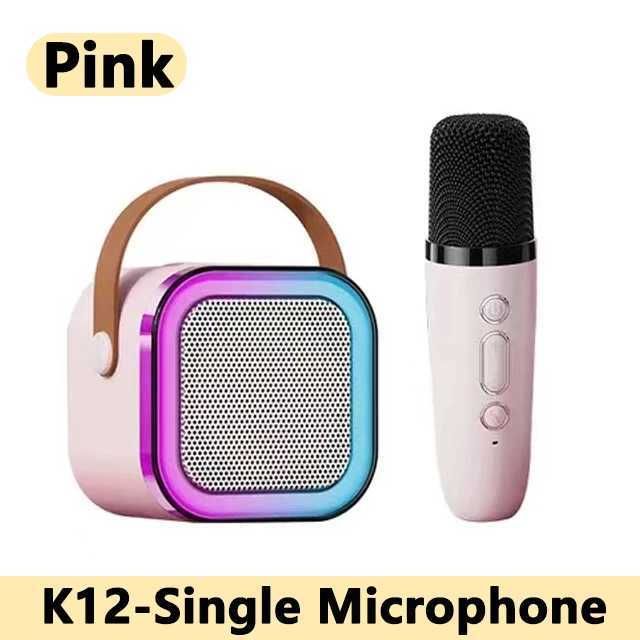 K12-Pink-Single Mic-Speaker