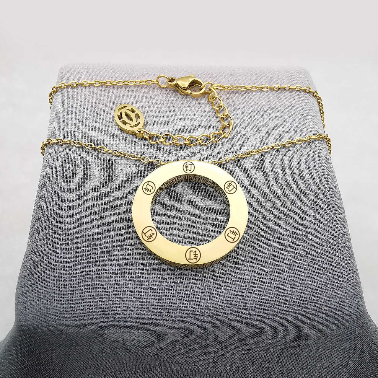 KJ Gold Six Nail Ring ketting